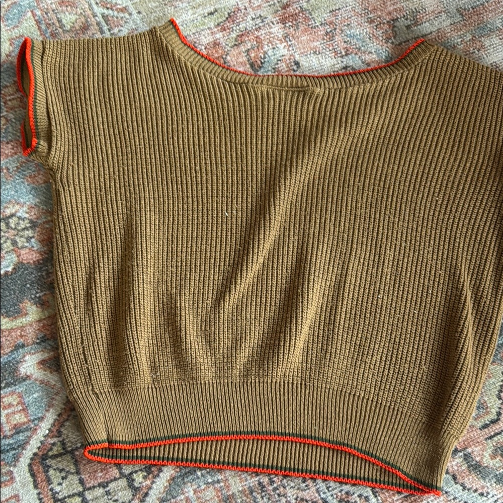 Vintage Plain Jane brand Brown Sweater vest - Picture 6 of 6
